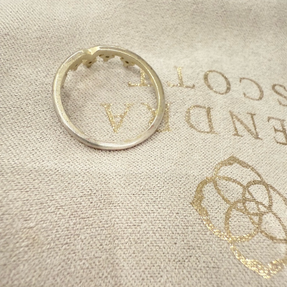 Kendra Scott Michelle Gold Ring with Crystal Accents - Picture 4 of 4
